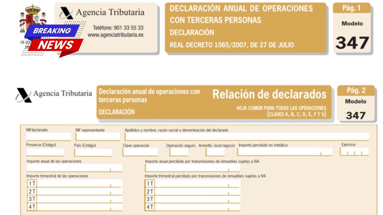 Modelo 347 en España: El trámite tributario que muchos extranjeros pasan por alto