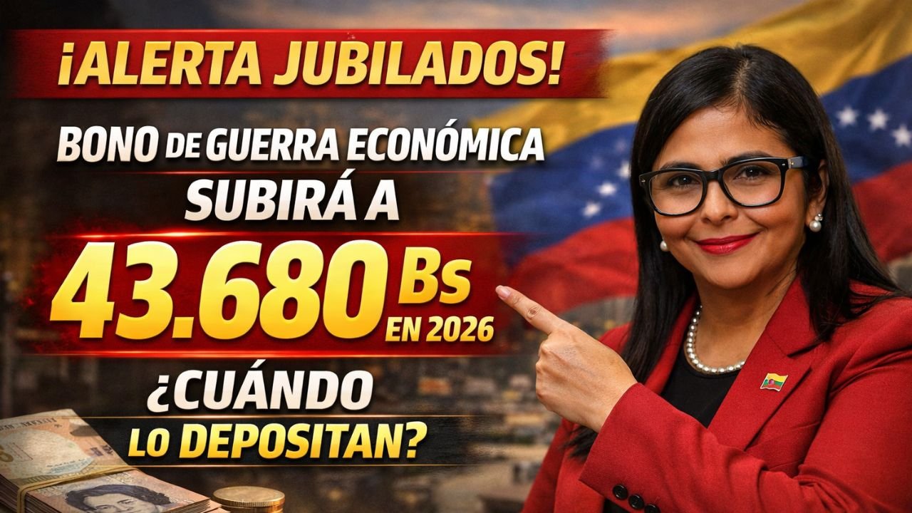 ¡Alerta Jubilados! Bono de Guerra Económica Subirá a 43.680 Bs en 2026 – ¿Cuándo Lo Depositan?