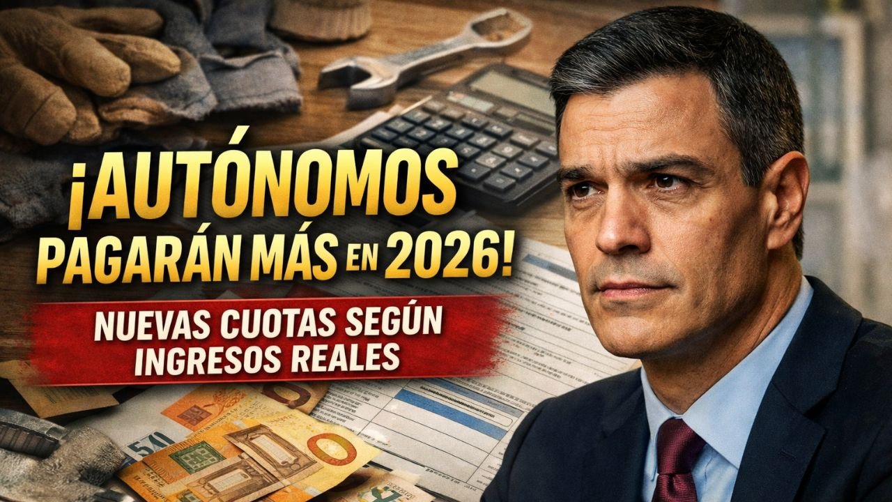 ¡Autónomos Pagarán Más en 2026! Nuevas Cuotas Según Ingresos Reales
