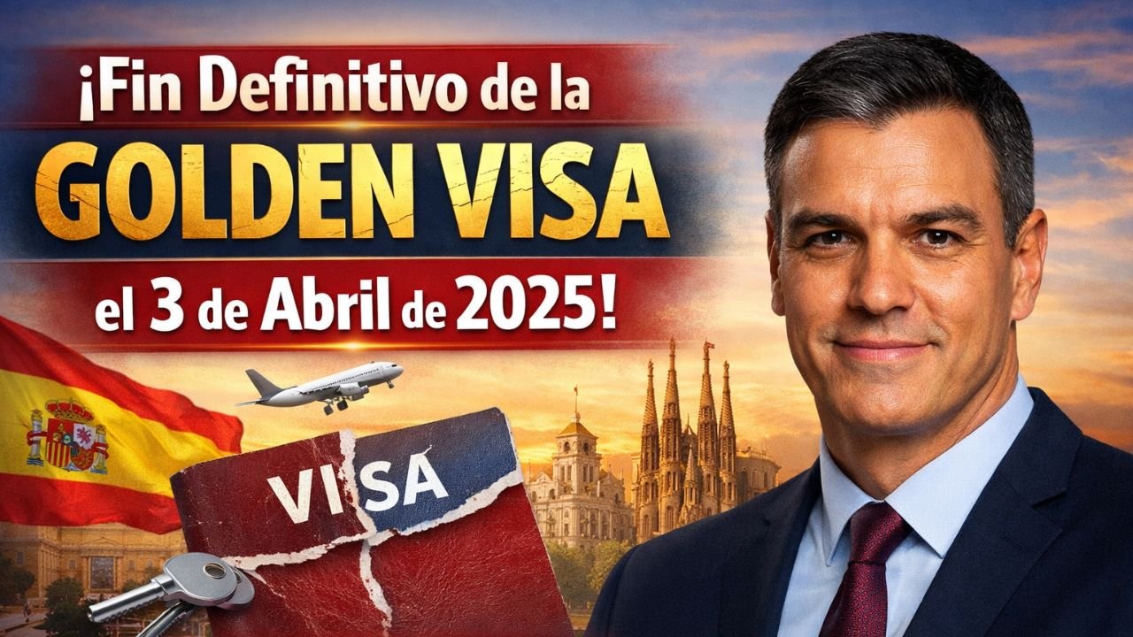 ¡Fin Definitivo de la Golden Visa el 3 de Abril de 2025! Cambios Totales en 2026