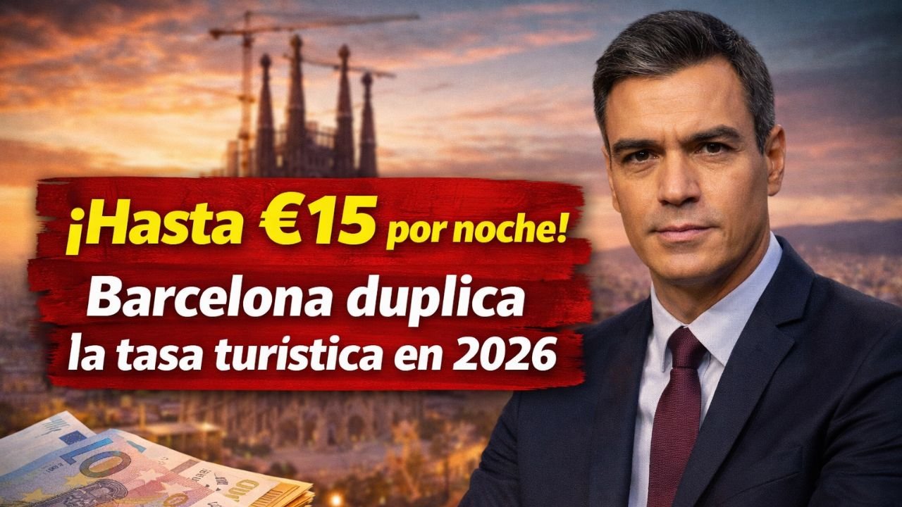 ¡Hasta €15 por noche! Barcelona duplica la tasa turística en 2026