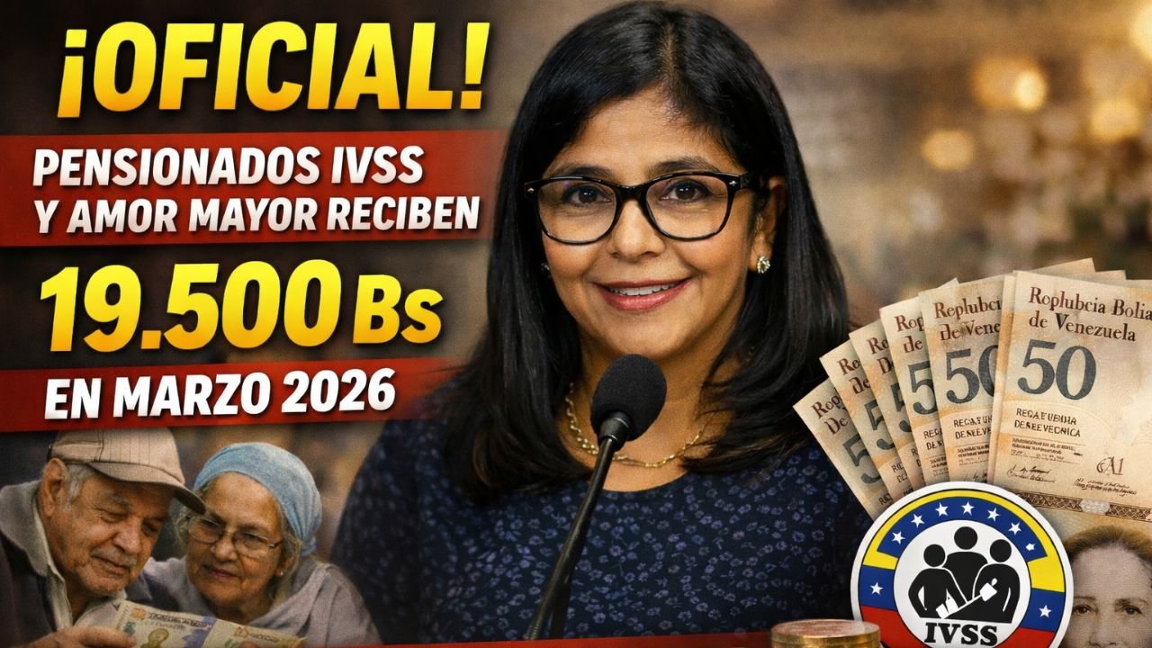¡Oficial! Pensionados IVSS y Amor Mayor Reciben 19.500 Bs en Marzo 2026 – Mira Si Te Corresponde